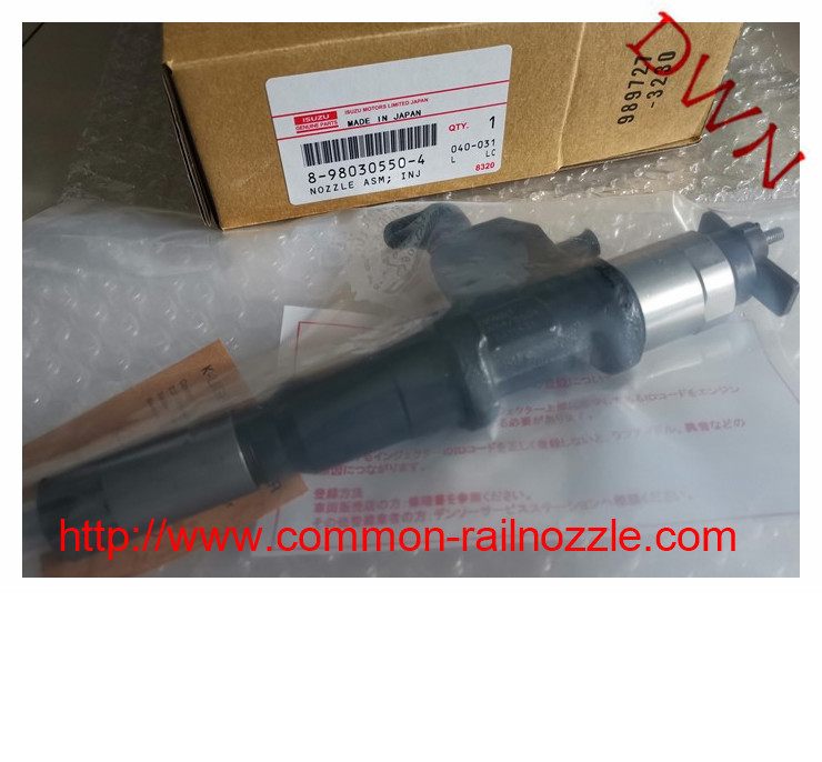 8-98030550-4 Common Rail Fuel Injector Assy Diesel For ISUZU 6WF1 6WG1 CY EX Trucks Engine