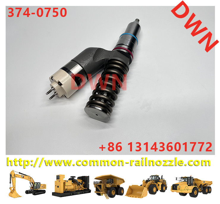 374-0750 Diesel Engine Injector 20R-2284 102-2104 118-8010 102-2014 For  Common Rail